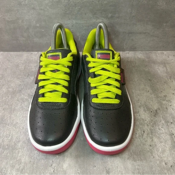 Puma Authentic Leather Sneakers Womens sz 7.5 - grey/pink - Picture 2 of 6